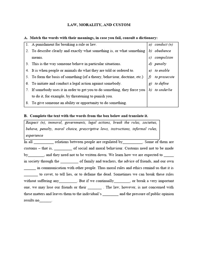 Law, Morality, and Social Control | PDF | Morality | Apache