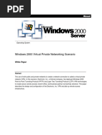 E-Book - Windows 2000 Server (VPN Virtual Private Network Scenario) Microsoft