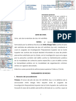 Apelación CSR 00273-2023 Ucayali - Cese PP. Deben desaparecer presupuestos que motivaron la PP