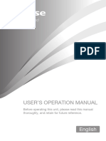 User'S Operation Manual: English