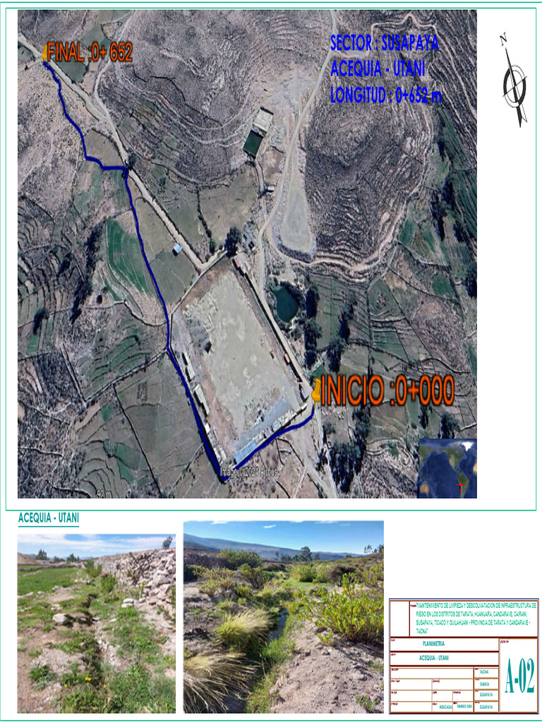 Susapaya - Acequia - Utani-Topográfico | PDF