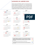 Calendario PJ 2024 Cje