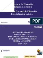 3.2 Instructivo Levantamiento de Información de Población Discapacidad de Tercero de Bachillerato