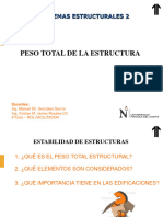 Peso Total de La Estructura 2023-2