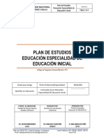 P37. Educación Especialidad de Educación Inicial