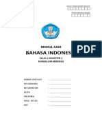 Modul Ajar Bahasa Indonesia Kelas 2 Semester 2