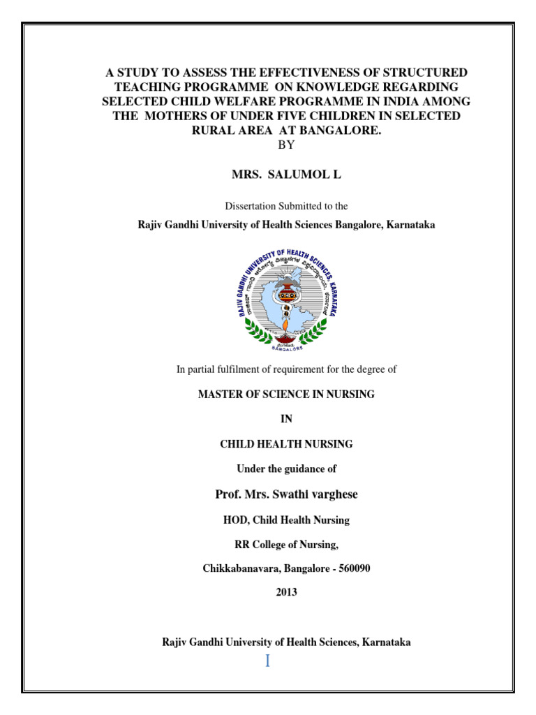 I A Study To Assess The Effectiveness of | PDF | Statistics