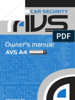 Owner's Manual: Avs A4