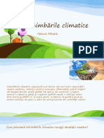 Schimbările Climatice