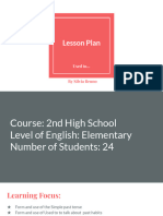 Lesson Plan Then and Now - Used To..