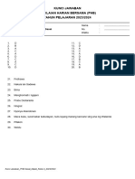 Format Kunci Jawaban Kelas 3 PHB Gasal Tp. 2023-2024