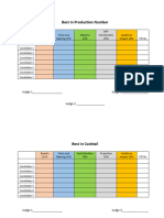 Criteria Format