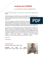 Noche de Presentación Del VI ENAPOL: "Hablar Con El Cuerpo. La Crisis de Las Normas y La Agitación de Lo Real"