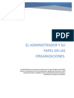 M1 L2 El Administrador y Su Papel en Las Organizaciones