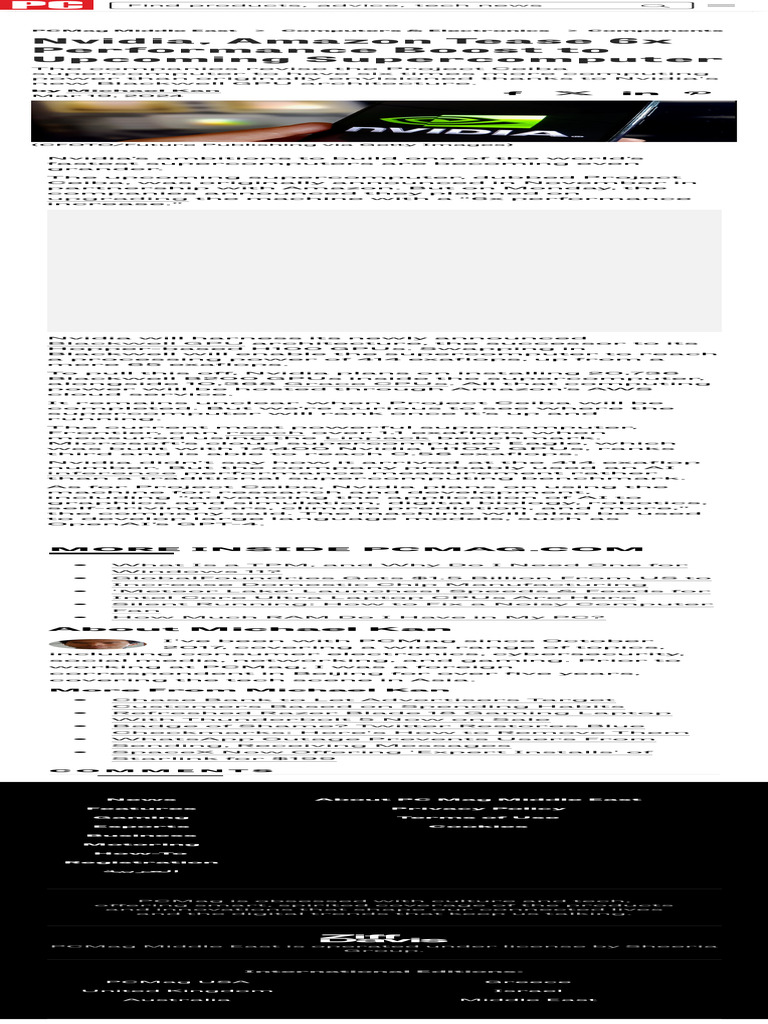 Nvidia's Project Ceiba: 6x Performance Boost | PDF | Supercomputer ...