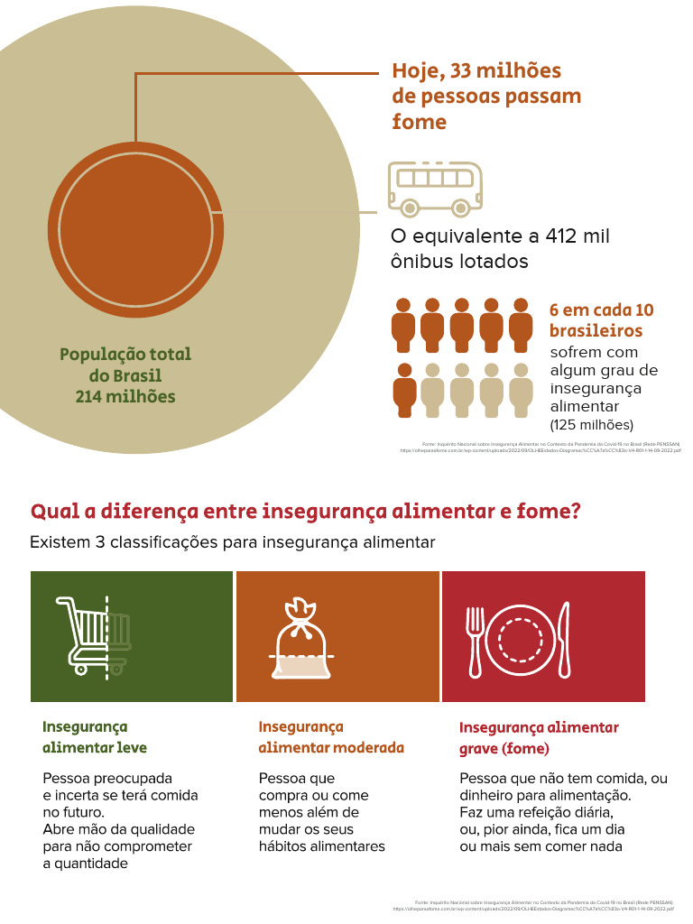 Insegurança alimentar no Brasil | PDF | Brasil | Fome