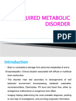 Acquired Metabolic Brain