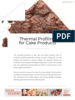 Thermal Profiling For Cake Products Baker Paper