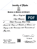 Aarju Degree Certificate