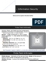 CC3121 - Information Security: Advanced Encryption Standard (AES)