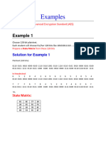 AES algorithm examples