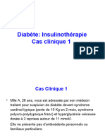 Insulinothérapie Cas Clinique 1