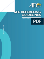 AFC 2019 2020 Considerations