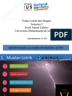 Pertemuan 1-2 Muatan Listrik Dan Hukum Coloumb