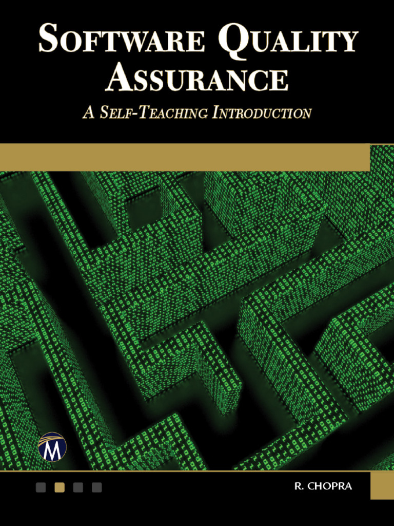 Software Quality Assurance A Self-Teaching Introduction | PDF
