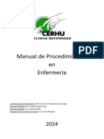 Manual de Procedimientos en Enfermería Clínica CERHU