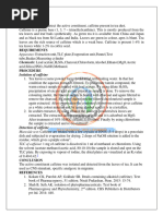 Pharmacognosy 2 Practicals