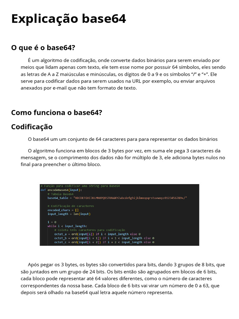 Explica o base64 pdf