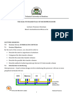 Lecture 08 INTERFACING I-O DEVICES