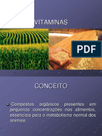 VITAMINAS CONCEITOS - Nutrição de Monogástricos