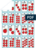 Números Del 1 Al 10-Manzanas