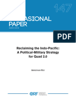 Occasional Paper: Reclaiming The Indo-Pacific: A Political-Military Strategy For Quad 2.0