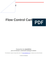 Cartridge Flow Control Valves