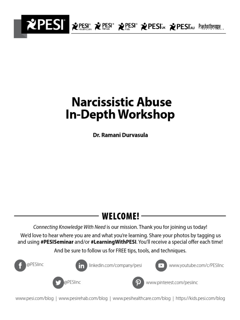 Manual Working Fallout Narcissistic Abuse | PDF | Narcissism | Psychology
