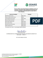 Resultado Preliminar Da 1 Etapa Da Chamada Publica 05