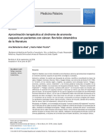 Sindrome Caquexia anorexia revision SECPAL