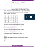 CAT 2019 Question Paper With Solution Slot2 DILR