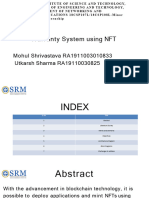 Warranty System Using NFT PPT Final