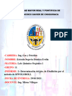 informe quimica 2