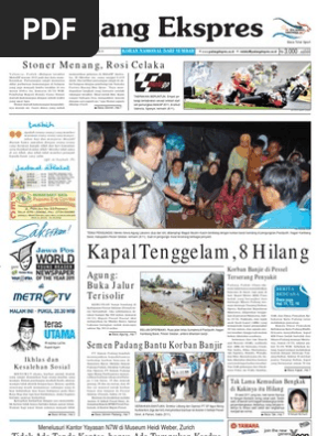 Koran Padang Ekspres Senin 7 November 2011