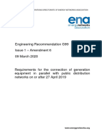 ENA EREC G99 Issue 1 Amendment 6 (2020)