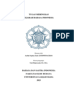 Tugas Meringkas Sejarah Bahasa Indonesia: Andini Septina Zada (23/520955/SA/22624)