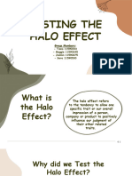 Halo Effect - Psychology 