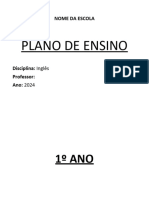 Planejamento - INGLÊS 1° Bimestre