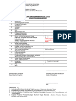 Format Laporan Perkembangan Studi