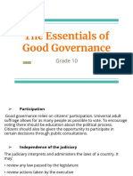 The Essentials of Good Governance (1)